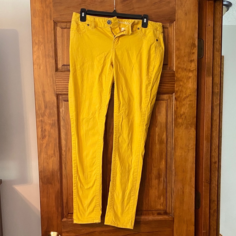 Maurices Sunny Yellow Pants